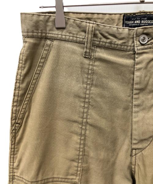 ROUGH AND RUGGED（ラフアンドラゲッド）ROUGH AND RUGGED (ラフアンドラゲッド) ベイカーパンツ カーキ サイズ:2の古着・服飾アイテム