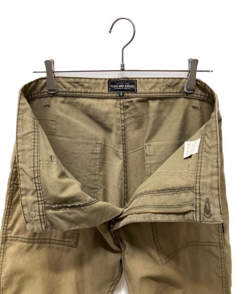 ROUGH AND RUGGED（ラフアンドラゲッド）ROUGH AND RUGGED (ラフアンドラゲッド) ベイカーパンツ カーキ サイズ:2の古着・服飾アイテム