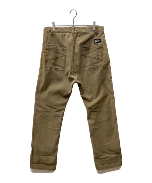 ROUGH AND RUGGED（ラフアンドラゲッド）ROUGH AND RUGGED (ラフアンドラゲッド) ベイカーパンツ カーキ サイズ:2の古着・服飾アイテム