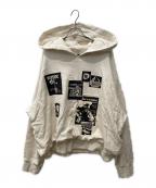 Hysteric Glamour×CIRCLE HERITAGEヒステリックグラマー×サークルヘリテージ）の古着「luminescence hoodie」｜ベージュ