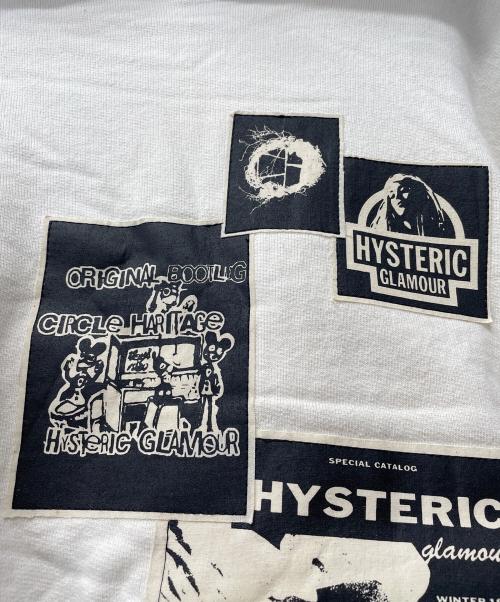 Hysteric Glamour（ヒステリックグラマー）Hysteric Glamour (ヒステリックグラマー) Circle Heritage (サークルヘリテージ) luminescence hoodie ベージュ サイズ:XLの古着・服飾アイテム
