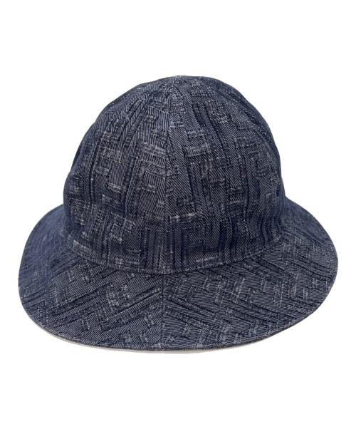 FENDI（フェンディ）FENDI (フェンディ) バケットハット ズッカ ネイビー サイズ:Mの古着・服飾アイテム