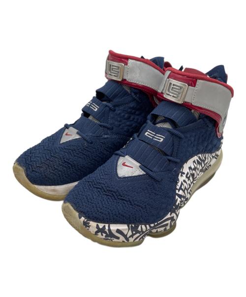 NIKE（ナイキ）NIKE (ナイキ) LEBRON17(レブロン) ネイビー×レッド サイズ:9の古着・服飾アイテム