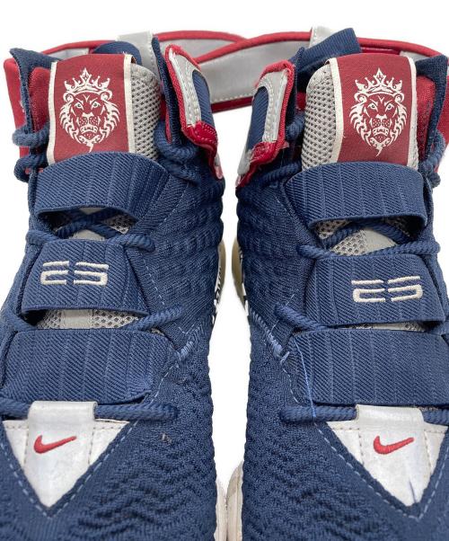 NIKE（ナイキ）NIKE (ナイキ) LEBRON17(レブロン) ネイビー×レッド サイズ:9の古着・服飾アイテム