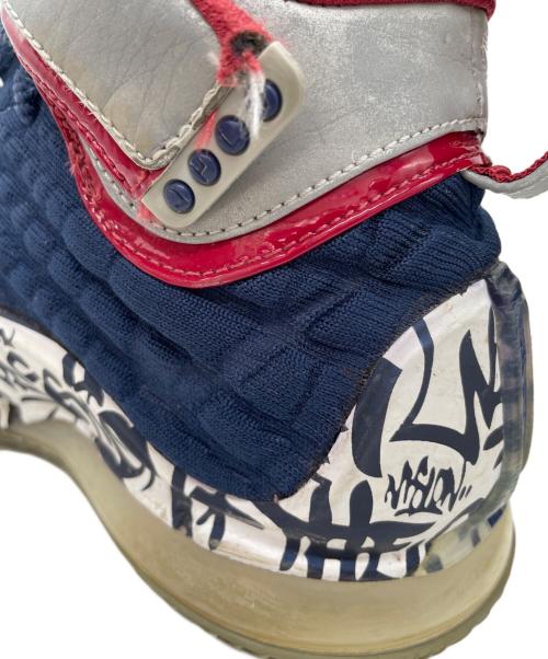 NIKE（ナイキ）NIKE (ナイキ) LEBRON17(レブロン) ネイビー×レッド サイズ:9の古着・服飾アイテム