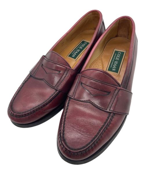 COLE HAAN（コールハーン）COLE HAAN (コールハーン) ローファー レッド サイズ:23.5の古着・服飾アイテム