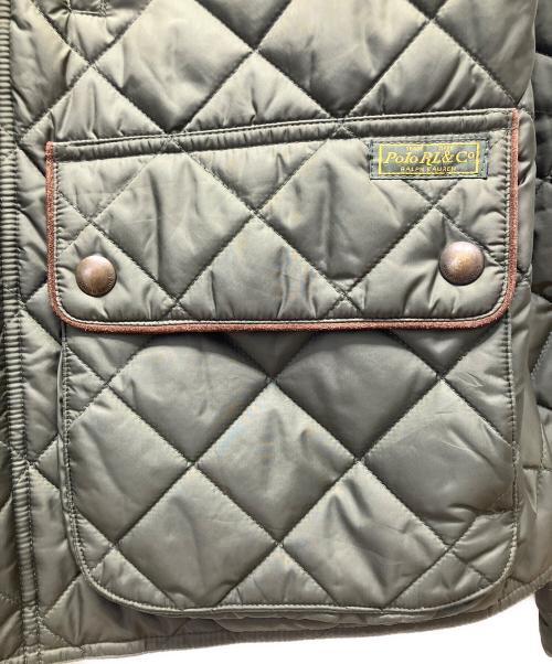POLO RALPH LAUREN（ポロ・ラルフローレン）POLO RALPH LAUREN (ポロ・ラルフローレン) キルティングジャケット オリーブ サイズ:XLの古着・服飾アイテム