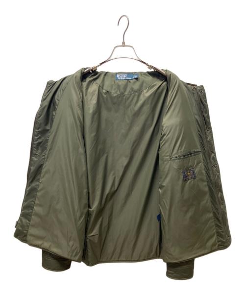 POLO RALPH LAUREN（ポロ・ラルフローレン）POLO RALPH LAUREN (ポロ・ラルフローレン) キルティングジャケット オリーブ サイズ:XLの古着・服飾アイテム