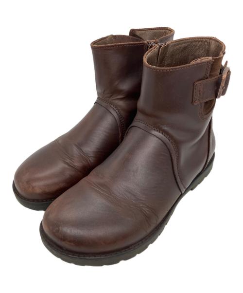 BIRKENSTOCK（ビルケンシュトック）BIRKENSTOCK (ビルケンシュトック) サイドジップブーツ ブラウン サイズ:24の古着・服飾アイテム