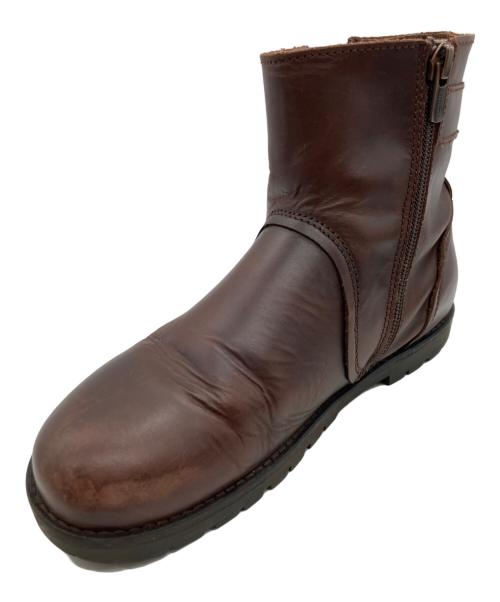 BIRKENSTOCK（ビルケンシュトック）BIRKENSTOCK (ビルケンシュトック) サイドジップブーツ ブラウン サイズ:24の古着・服飾アイテム