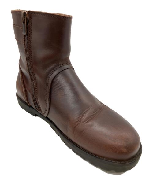 BIRKENSTOCK（ビルケンシュトック）BIRKENSTOCK (ビルケンシュトック) サイドジップブーツ ブラウン サイズ:24の古着・服飾アイテム