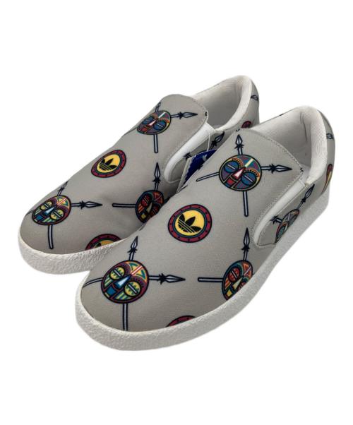 adidas（アディダス）adidas (アディダス) スリッポン ジェレミースコット コラボ グレー サイズ:27.5 未使用品の古着・服飾アイテム