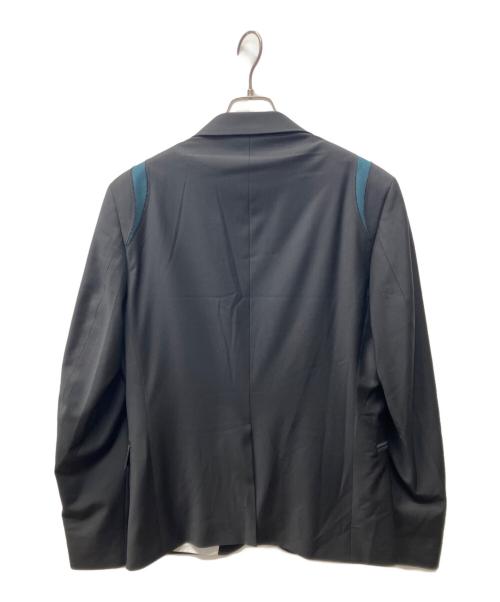 DIESEL（ディーゼル）DIESEL (ディーゼル) 切替テーラードジャケット ブラック サイズ:48の古着・服飾アイテム