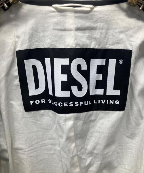 DIESEL（ディーゼル）DIESEL (ディーゼル) 切替テーラードジャケット ブラック サイズ:48の古着・服飾アイテム