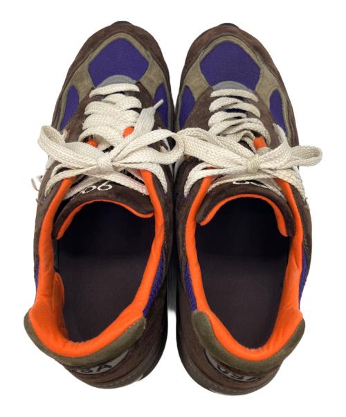 NEW BALANCE（ニューバランス）NEW BALANCE (ニューバランス) スニーカー ブラウン×パープル サイズ:29の古着・服飾アイテム