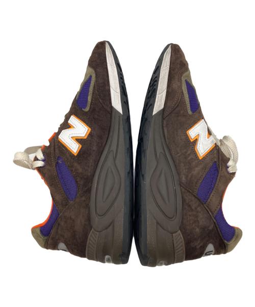 NEW BALANCE（ニューバランス）NEW BALANCE (ニューバランス) スニーカー ブラウン×パープル サイズ:29の古着・服飾アイテム