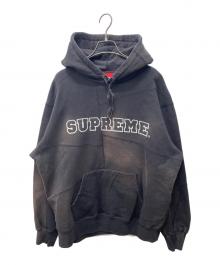 SUPREME（シュプリーム）の古着「Patchwork Hooded Sweatshirt」｜ブラック