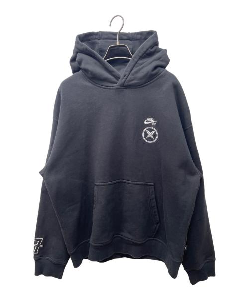 NIKE SB（ナイキエスビー）NIKE SB (ナイキエスビー) 家紋ロゴ パーカー ブラック サイズ:XLの古着・服飾アイテム