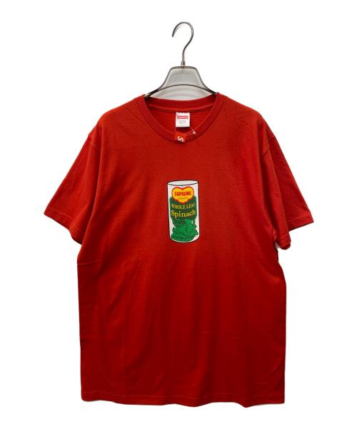 SUPREME（シュプリーム）Supreme (シュプリーム) Whole Leaf Spinach TEE レッド サイズ:Lの古着・服飾アイテム