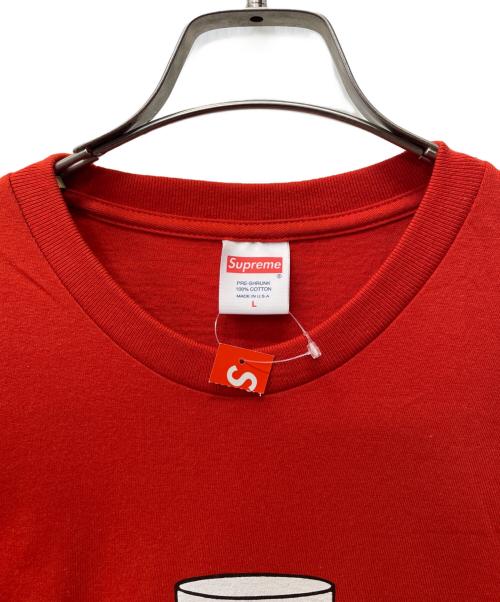SUPREME（シュプリーム）Supreme (シュプリーム) Whole Leaf Spinach TEE レッド サイズ:Lの古着・服飾アイテム