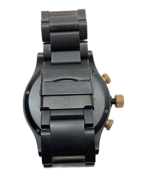 NIXON（ニクソン）NIXON (ニクソン) 腕時計 ブラック×ゴールドの古着・服飾アイテム