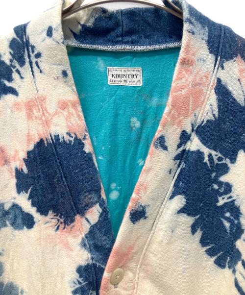 KOUNTRY（カントリー）KOUNTRY (カントリー) 厚手カーディガン ブルー サイズ:Sの古着・服飾アイテム