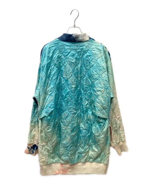 KOUNTRY（カントリー）KOUNTRY (カントリー) 厚手カーディガン ブルー サイズ:Sの古着・服飾アイテム