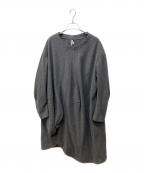COMME des GARCONSコムデギャルソン）の古着「アシンメトリーワンピース」｜グレー