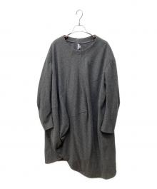 COMME des GARCONS（コムデギャルソン）の古着「アシンメトリーワンピース」｜グレー