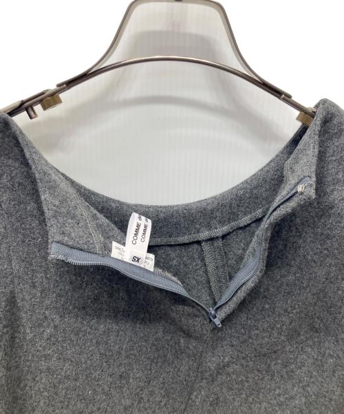 COMME des GARCONS（コムデギャルソン）COMME des GARCONS (コムデギャルソン) アシンメトリーワンピース グレー サイズ:XSの古着・服飾アイテム