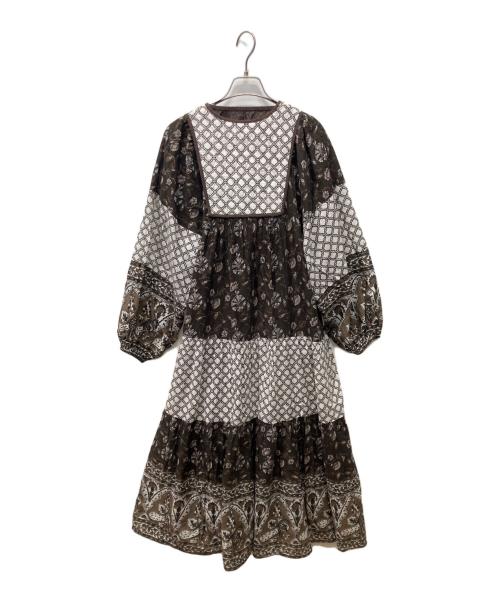 SLOBE IENA（スローブ イエナ）SLOBE IENA (スローブ イエナ) 長袖ワンピース ブラウン サイズ:36の古着・服飾アイテム
