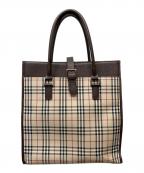 BURBERRYバーバリー）の古着「トートバッグ」｜ブラウン