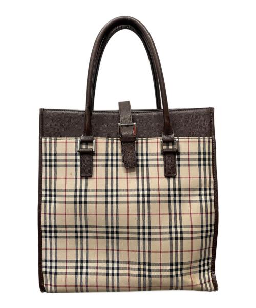 BURBERRY（バーバリー）BURBERRY (バーバリー) トートバッグ ブラウンの古着・服飾アイテム