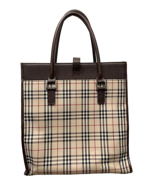 BURBERRY（バーバリー）BURBERRY (バーバリー) トートバッグ ブラウンの古着・服飾アイテム