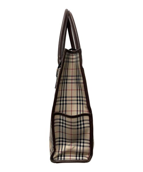 BURBERRY（バーバリー）BURBERRY (バーバリー) トートバッグ ブラウンの古着・服飾アイテム
