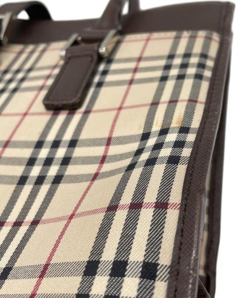 BURBERRY（バーバリー）BURBERRY (バーバリー) トートバッグ ブラウンの古着・服飾アイテム