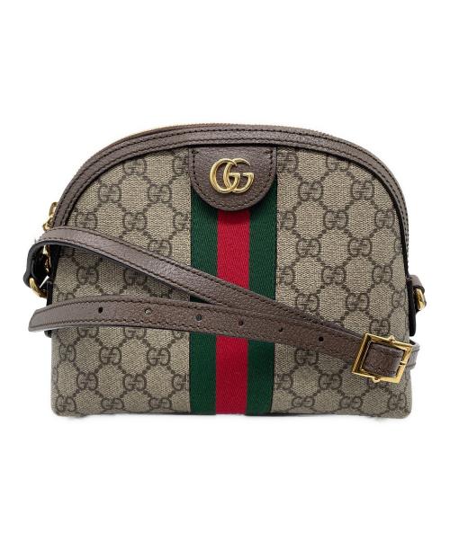 GUCCI（グッチ）GUCCI (グッチ) オフィディア スモール ショルダーバッグ ベージュブラウンの古着・服飾アイテム