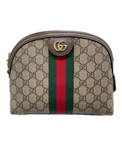GUCCI（グッチ）GUCCI (グッチ) オフィディア スモール ショルダーバッグ ベージュブラウンの古着・服飾アイテム