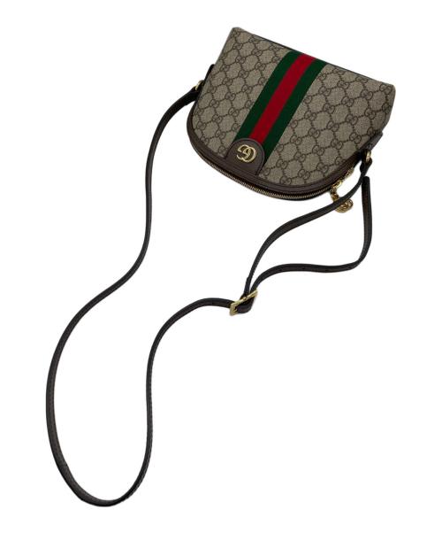 GUCCI（グッチ）GUCCI (グッチ) オフィディア スモール ショルダーバッグ ベージュブラウンの古着・服飾アイテム