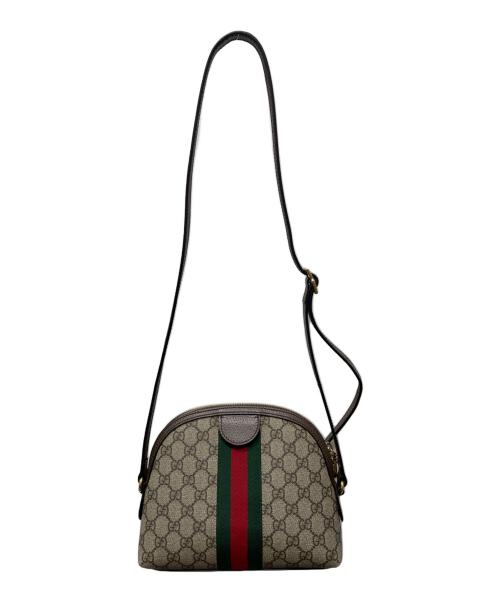 GUCCI（グッチ）GUCCI (グッチ) オフィディア スモール ショルダーバッグ ベージュブラウンの古着・服飾アイテム