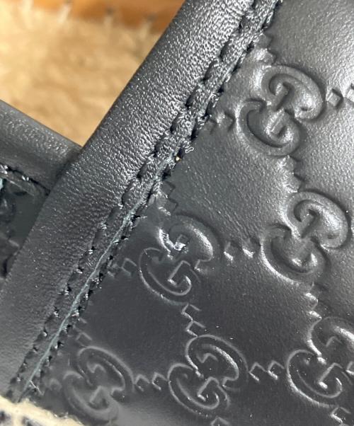 GUCCI（グッチ）GUCCI (グッチ) エスパドリーユ ブラック サイズ:23.5の古着・服飾アイテム