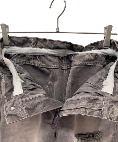 OFFWHITE（オフホワイト）OFFWHITE (オフホワイト) LOW CROTCH Jeans Grey ブラック サイズ:76cm (W30)の古着・服飾アイテム