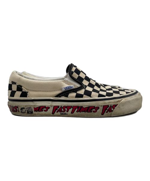 VANS Anaheim（ヴァンズ アナハイム）VANS Anaheim (ヴァンズ アナハイム) Fast Times ベージュ×ブラック サイズ:23の古着・服飾アイテム