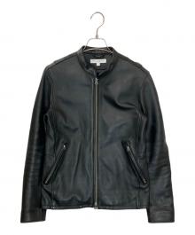 URBAN RESEARCH（アーバンリサーチ）の古着「UR76-17H001　レザーライダースジャケット」｜ブラック
