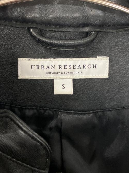 URBAN RESEARCH（アーバンリサーチ）URBAN RESEARCH (アーバンリサーチ) UR76-17H001　レザーライダースジャケット ブラック サイズ:Sの古着・服飾アイテム