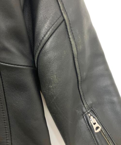 URBAN RESEARCH（アーバンリサーチ）URBAN RESEARCH (アーバンリサーチ) UR76-17H001　レザーライダースジャケット ブラック サイズ:Sの古着・服飾アイテム