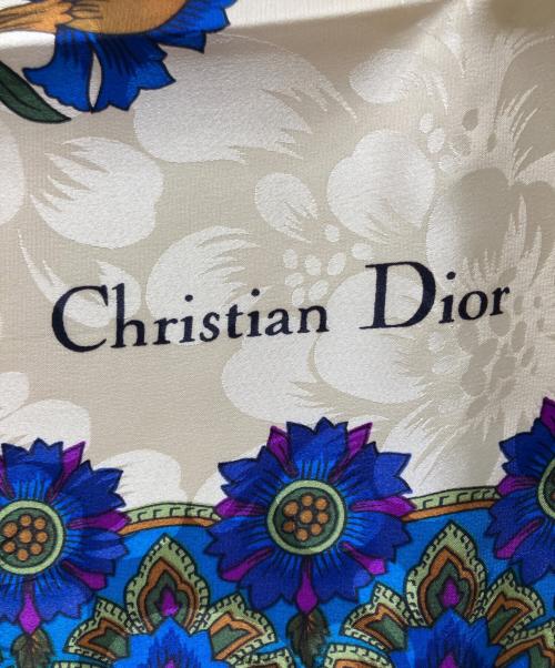 Christian Dior（クリスチャン ディオール）Christian Dior (クリスチャン ディオール) スカーフ ブルーの古着・服飾アイテム