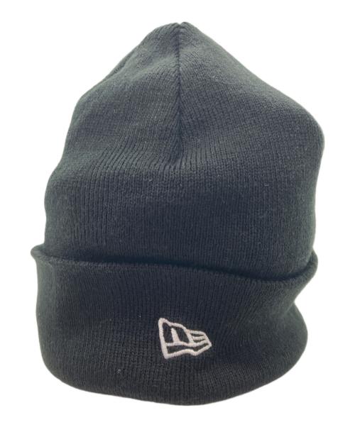 New Era（ニューエラ）New Era (ニューエラ) SUPREME (シュプリーム) ニット帽 ブラックの古着・服飾アイテム