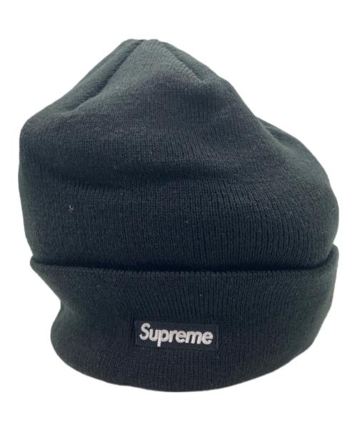 New Era（ニューエラ）New Era (ニューエラ) SUPREME (シュプリーム) ニット帽 ブラックの古着・服飾アイテム