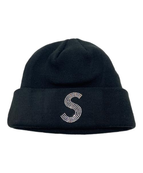 New Era（ニューエラ）New Era (ニューエラ) SUPREME (シュプリーム) ニット帽 ブラックの古着・服飾アイテム